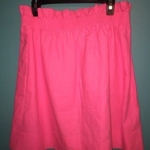 PINK HIGH WAISTED SKIRT